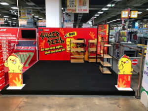 Thi công backdrop sự kiện tại emart