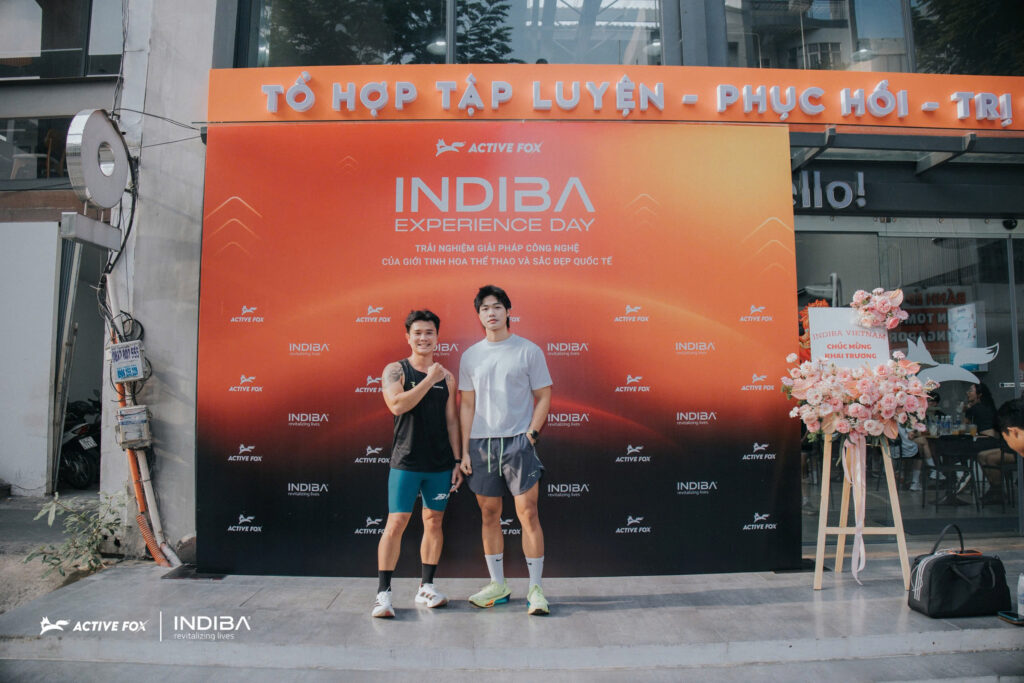 Backdrop khai trương ngoài trời có khung chắc chắn